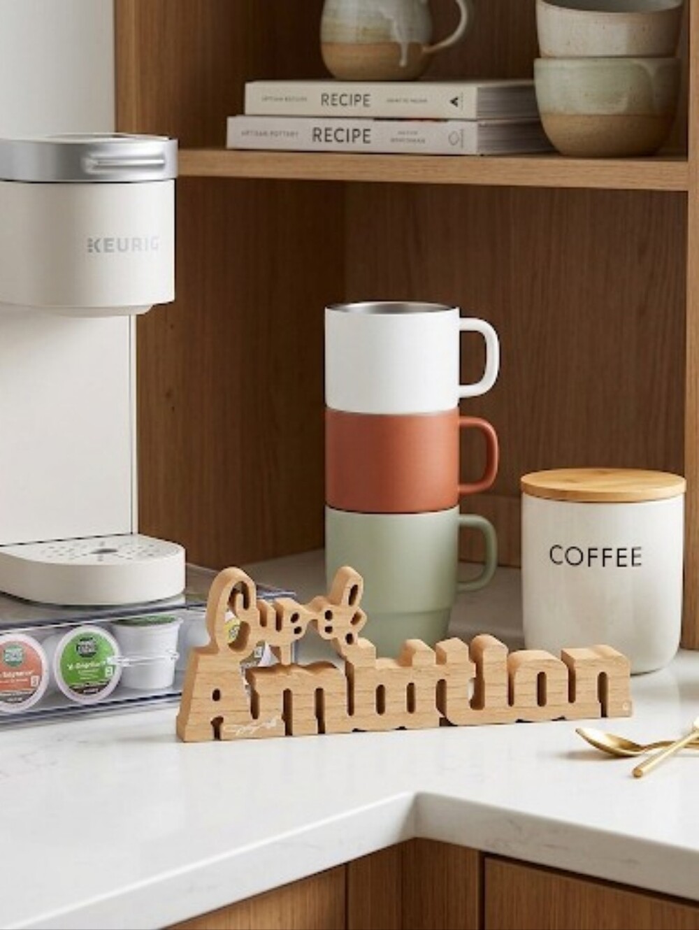 DOLLY PARTON 'Cup Of Ambition' Decorative Accent in Natural Wood